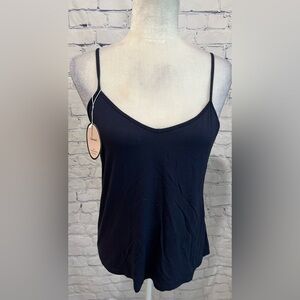 Senert Tank top Navy - Bamboo/spandex Size Medium